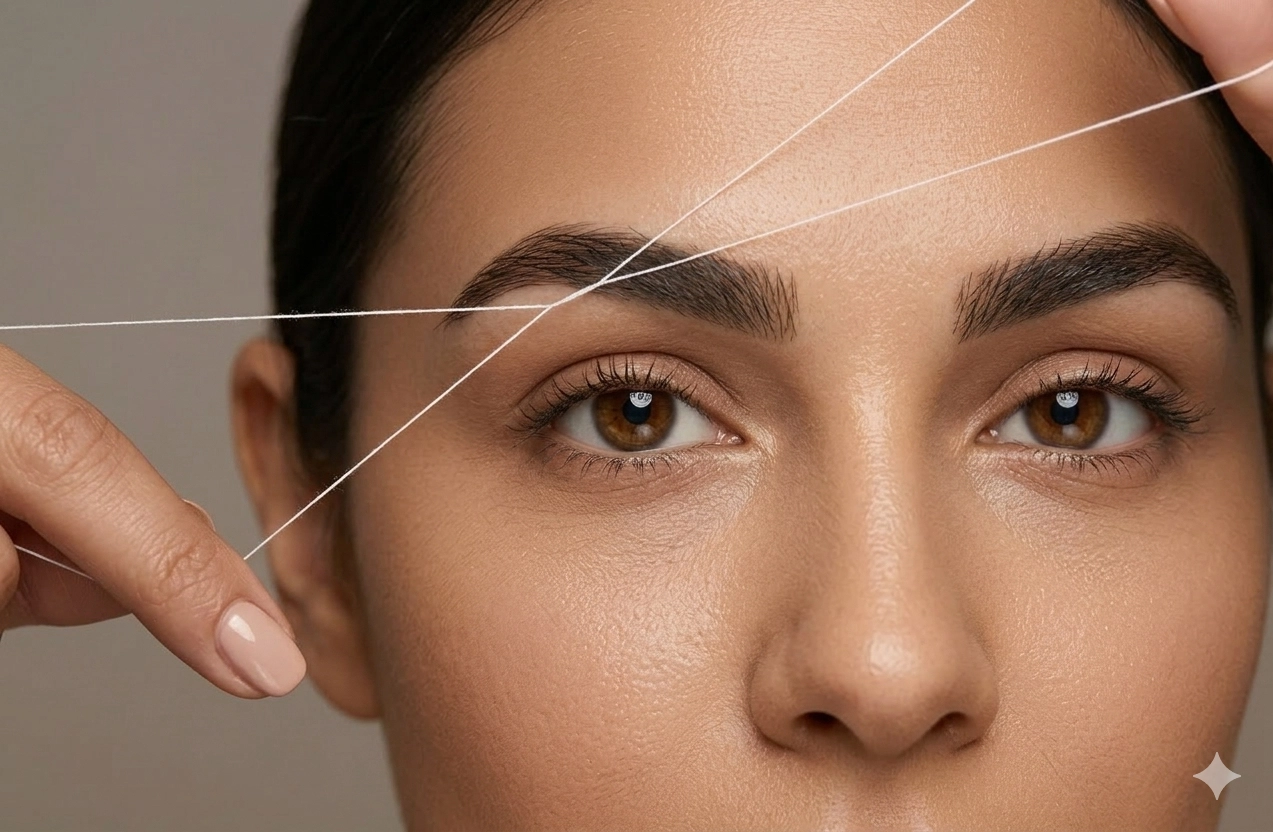 Depilación con hilo en Opulent Esthetic