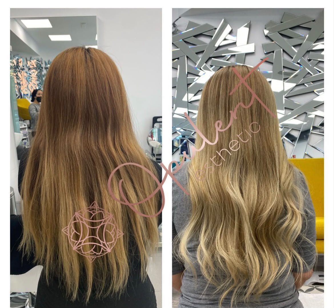 Balayage realizado en Opulent Esthetic